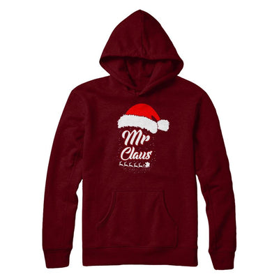 Mr. Claus Santa Matching Family Christmas Gift-T-Shirt & Sweatshirt-Pullover Hoodie-Maroon