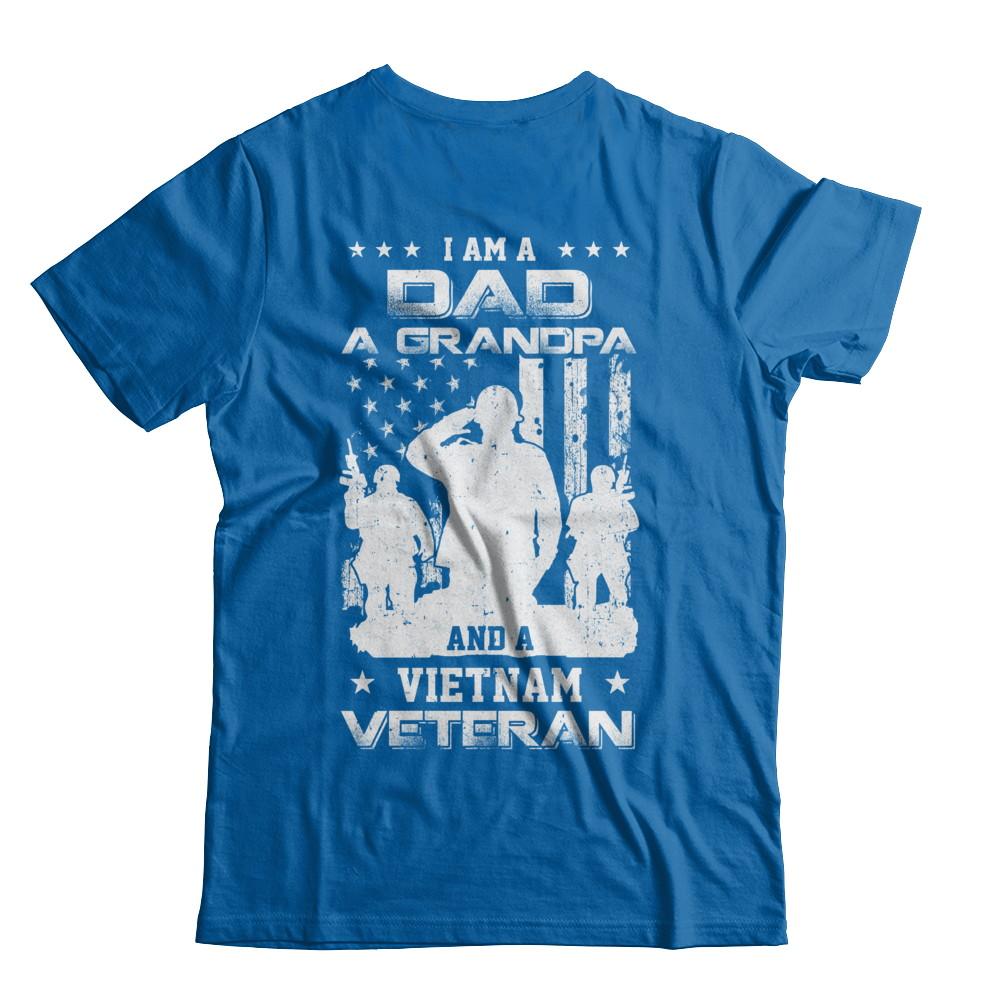 I'm A Dad A Grandpa And A Vietnam Veteran-T-Shirt & Hoodie-Classic T-Shirt-Royal