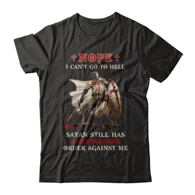 Knight Amerian Satan Still Has A Restraining Order Against Me-T-Shirt & Hoodie-Classic T-Shirt-Black
