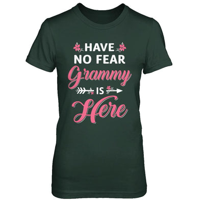 Have No Fear Grammy Is Here Mother's Day Gift-T-Shirt & Hoodie-Women's T-Shirt-Forest Green