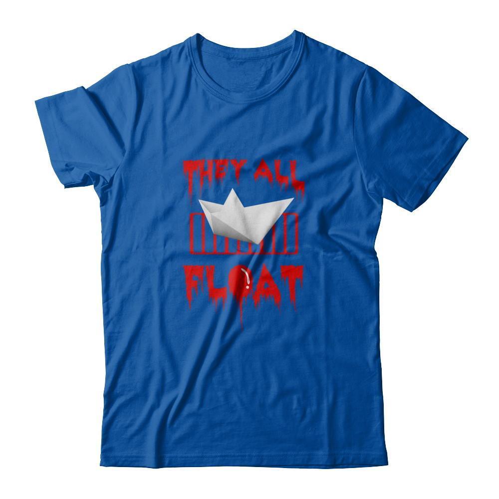 They All Float Horror Halloween Blood-T-Shirt & Tank Top-Premium T-Shirt-Royal