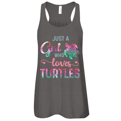 Just A Girl Who Loves Turtles Turtle Lover-T-Shirt & Tank Top-