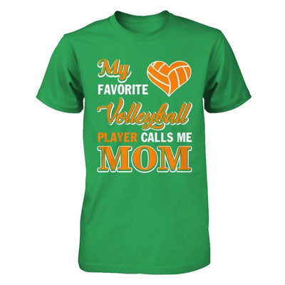 My Favorite Volleyball Player Calls Me Mom-T-Shirt & Hoodie-Premium T-Shirt-Kelly Green