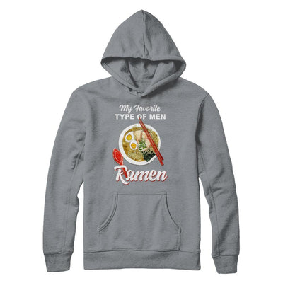 Food Japanese My Favorite Type Of Men Ramen-T-Shirt & Hoodie-Pullover Hoodie-Light Steel