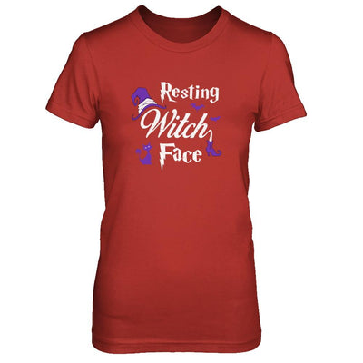 Halloween Resting Witch Face Witches-T-Shirt & Tank Top-Women's T-Shirt-Red