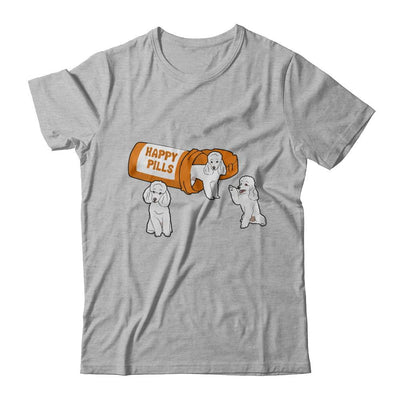Poodles Happy Pills-T-Shirt & Hoodie-Premium T-Shirt-Heather Gray