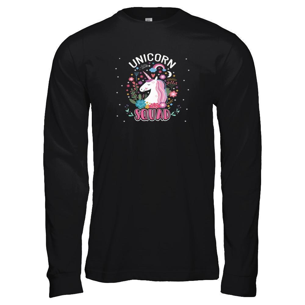 Unicorn Squad-T-Shirt & Tank Top-Long Sleeve T-Shirt-Black
