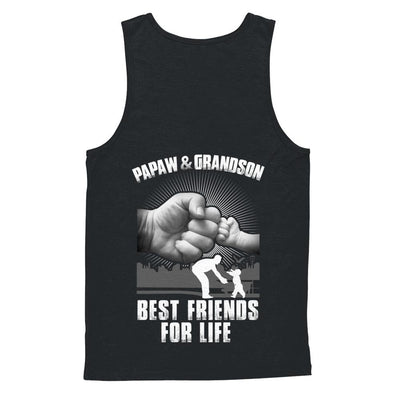 Papaw And Grandson Best Friends For Life-T-Shirt & Hoodie-Unisex Tank-Black