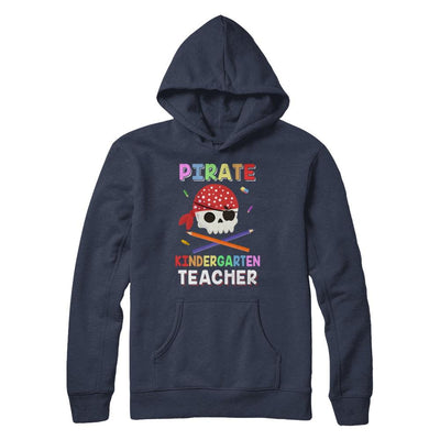 Pirate Kindergarten Teacher Costume Halloween-T-Shirt & Hoodie-Pullover Hoodie-Navy