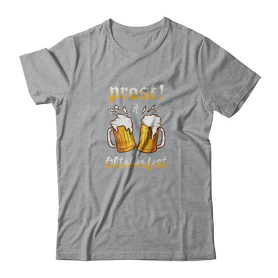 Oktoberfest Prost Cheers In German Drinking Beer 2021-T-Shirt & Tank Top-Classic T-Shirt-Sport Grey