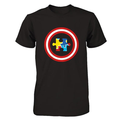 Captain Autism Awareness-T-Shirt & Hoodie-Premium T-Shirt-Black