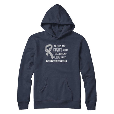 This Is My Fight Brain Cancer Diabetes Awareness-T-Shirt & Hoodie-Pullover Hoodie-Navy