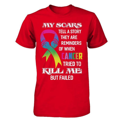 Cancer Survivors They Are Reminders Of When Cancer Tried To Kill Me-T-Shirt & Hoodie-Premium T-Shirt-Red