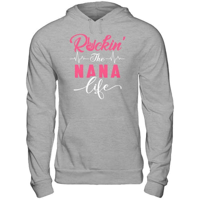 Rockin' The Nana Life-T-Shirt & Hoodie-Pullover Hoodie-Sport Grey