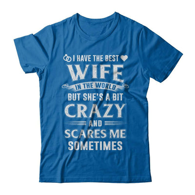 I Have The Best Wife In The World Husband-T-Shirt & Hoodie-Classic T-Shirt-Royal