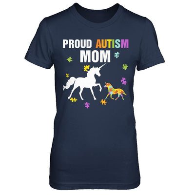 Proud Autism Mom Unicorn Autism Awareness-T-Shirt & Hoodie-