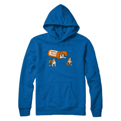Bulldogs Happy Pills-T-Shirt & Hoodie-Pullover Hoodie-Royal