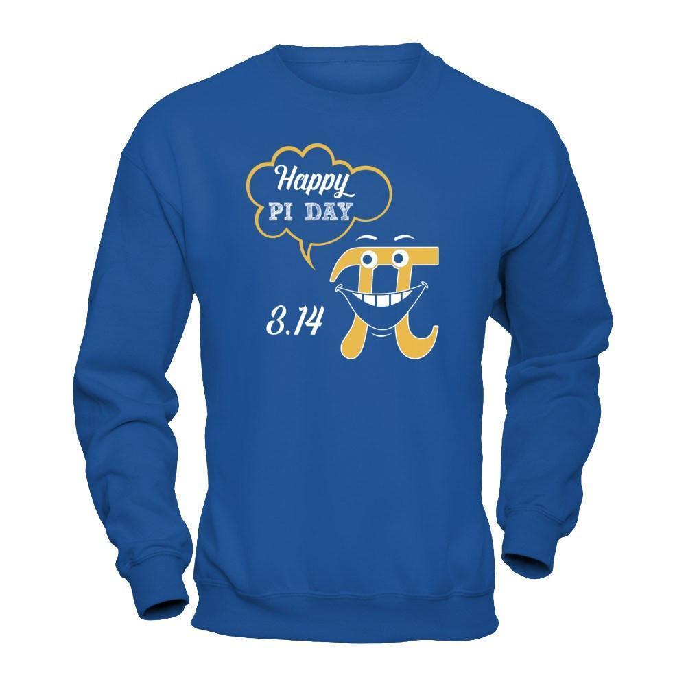 Happy Pi Day 2017 March 14Th-T-Shirt & Hoodie-Crewneck Sweatshirt-Royal