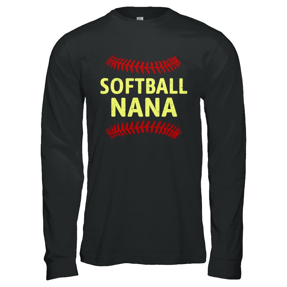 Softball Nana-T-Shirt & Hoodie-