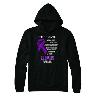 I Am The Storm Support Lupus Awareness Warrior Gift-T-Shirt & Hoodie-Pullover Hoodie-Black