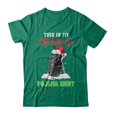 This Is My Christmas Pajama Xmas Hockey Santa-T-Shirt & Sweatshirt-Classic T-Shirt-Kelly Green