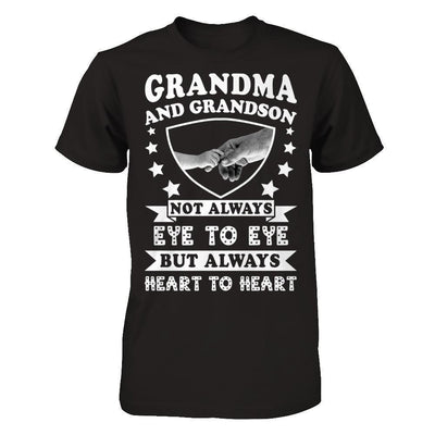 Grandma And Grandson Not Always Eye To Eye-T-Shirt & Hoodie-Premium T-Shirt-Black