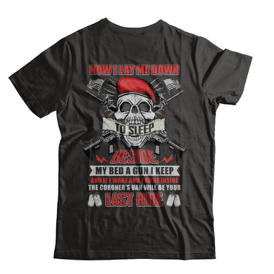 Now I Lay Me Down To Sleep Beside My Bed A Gun I Keep-T-Shirt & Hoodie-Classic T-Shirt-Black