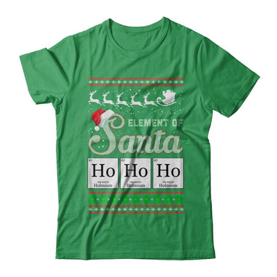 Hohoho Element Of Santa Chemistry Christmas-T-Shirt & Sweatshirt-Premium T-Shirt-Kelly Green