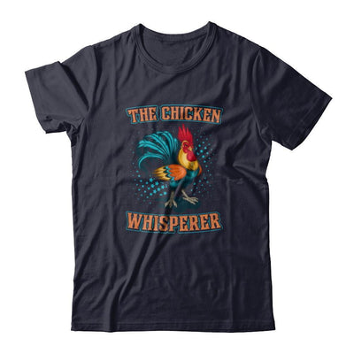 The Chicken Whisperer Funny Farmer-T-Shirt & Tank Top-Premium T-Shirt-Midnight Navy