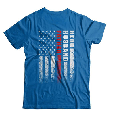 Fireman Firefighter Husband Dad Hero Fathers Day Gift-T-Shirt & Hoodie-Classic T-Shirt-Royal