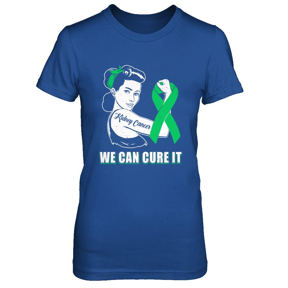 Kidney Cancer Awareness Survivor We Can Cure It-T-Shirt & Hoodie-Women's T-Shirt-Royal