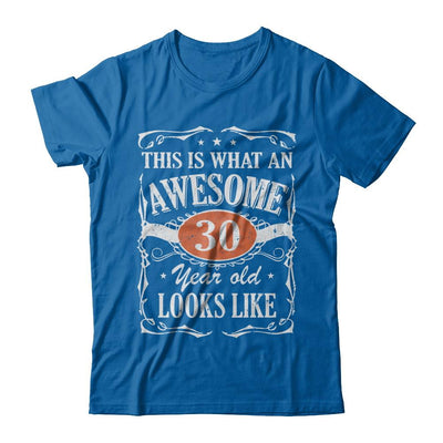 Vintage This Is What An Awesome 30 Year Old 1991 Birthday-T-Shirt & Hoodie-Classic T-Shirt-Royal