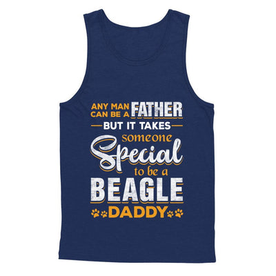 It Takes Someone To Be A Beagle Daddy-T-Shirt & Hoodie-Unisex Tank-Navy