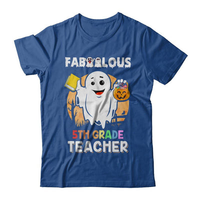 Faboolous Fabulous 5th Grade Teacher Halloween-T-Shirt & Hoodie-Classic T-Shirt-Royal