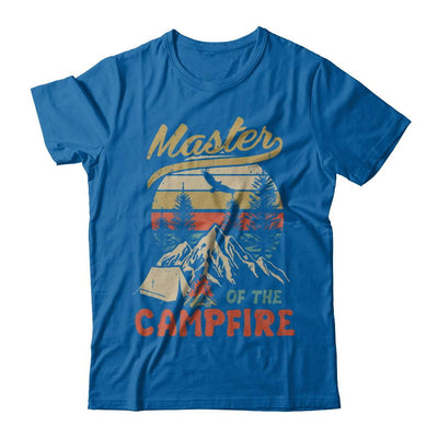 Camping Master Of The Campfire Fathers Mothers Day Gift-T-Shirt & Hoodie-Classic T-Shirt-Royal