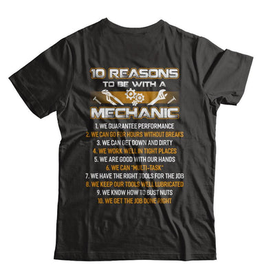 10 Reasons To Be With A Mechanic-T-Shirt & Hoodie-Classic T-Shirt-Black