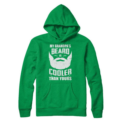 My Grandpa's Beard Is Cooler Than Yours-T-Shirt & Hoodie-Pullover Hoodie-Irish Green