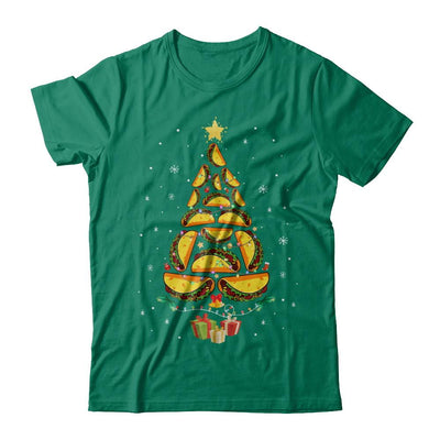 Funny Tacos Christmas Tree Ugly Christmas Sweater-T-Shirt & Sweatshirt-Classic T-Shirt-Kelly Green