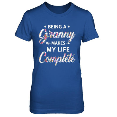 Being A Granny Makes My Life Complete Mothers Day-T-Shirt & Hoodie-Women's T-Shirt-Royal