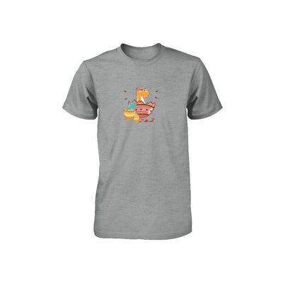 Happy Easter Bunny Easter Eggs Youth-Youth Shirt-Toddler T-Shirt-Heather