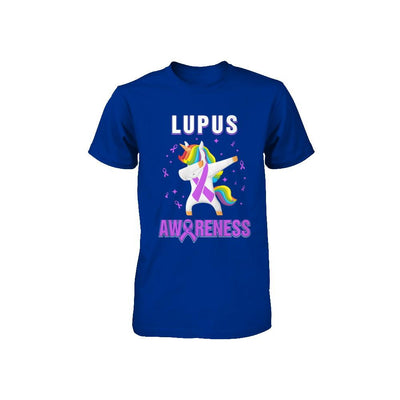 Inspirational Lupus Awareness Unicorn Support Youth-Youth Shirt-