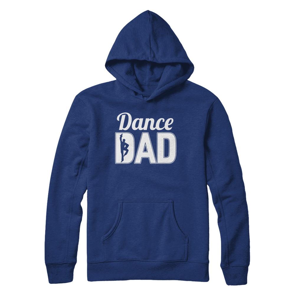 Dance Dad Ballet Dancer Father's Day-T-Shirt & Hoodie-Pullover Hoodie-Deep Royal