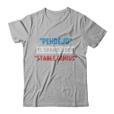 Pendejo Is Spanish For Stable Genius-T-Shirt & Hoodie-Premium T-Shirt-Heather Gray