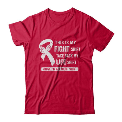 This Is My Fight Lung Cancer Awareness-T-Shirt & Hoodie-Classic T-Shirt-Red