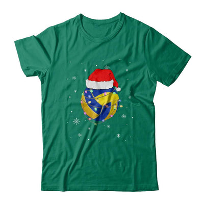 Santa Hat Volleyball Christmas Gifts-T-Shirt & Sweatshirt-Classic T-Shirt-Kelly Green