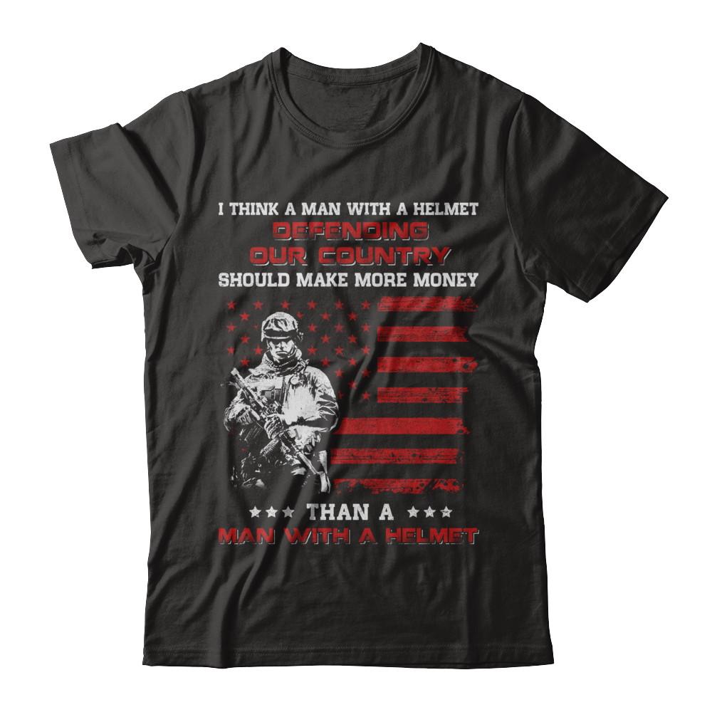 Veteran I Think A Man With A Helmet Defending Our Country