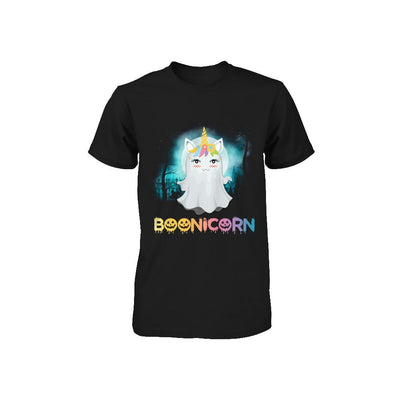 Boonicorn Ghost Unicorn Halloween Girls Youth-Youth Shirt-Toddler T-Shirt-Black