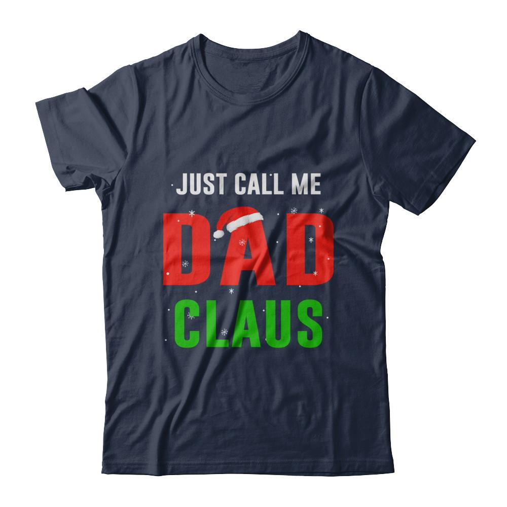 Santa Dad Claus Matching Family Christmas Pajamas-T-Shirt & Sweatshirt-Classic T-Shirt-Navy