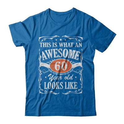 Vintage This Is What An Awesome 60 Year Old 1961 Birthday-T-Shirt & Hoodie-Classic T-Shirt-Royal
