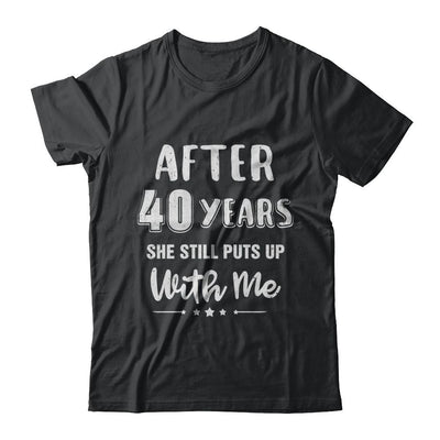 40Th Wedding Anniversary Funny Husband Gift-T-Shirt & Hoodie-Classic T-Shirt-Black